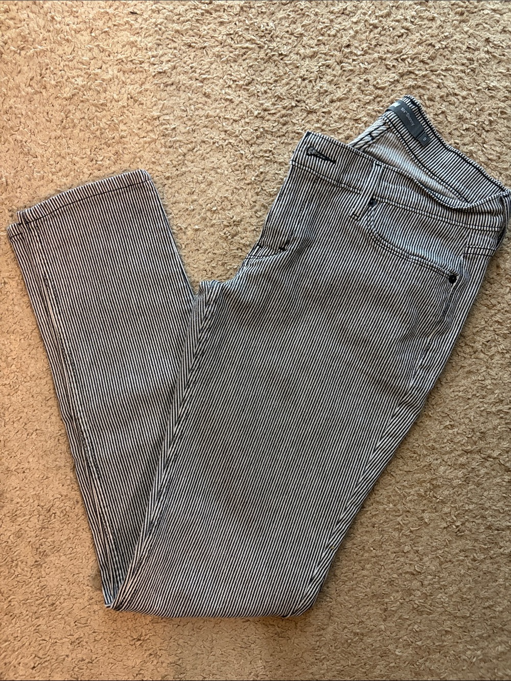 Womens Levi’s Striped Black and White Jeans